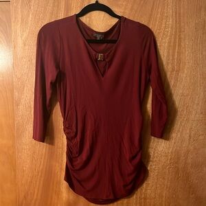 Maroon Vince Camuto shirt. Size small